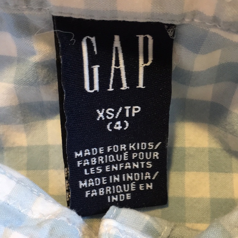 Gap gingham collared blouse - Picture 7 of 8